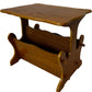 Vintage Style Wooden Magazine Rack Side Table Storage Stand (Pre-Loved)