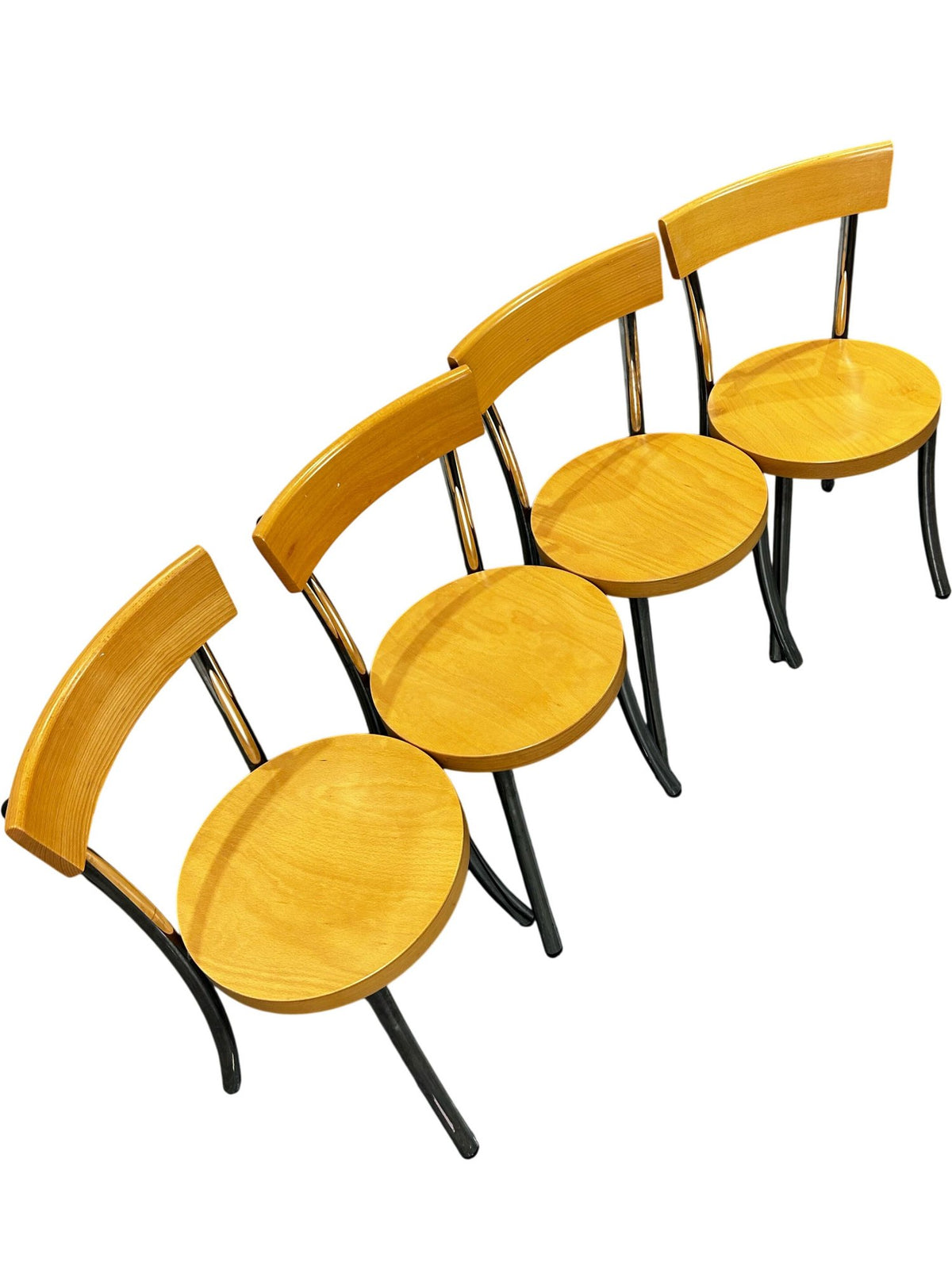 Drop Leaf Dining Table with 4 Chairs Folding Space Saving Set (Pre-Loved)