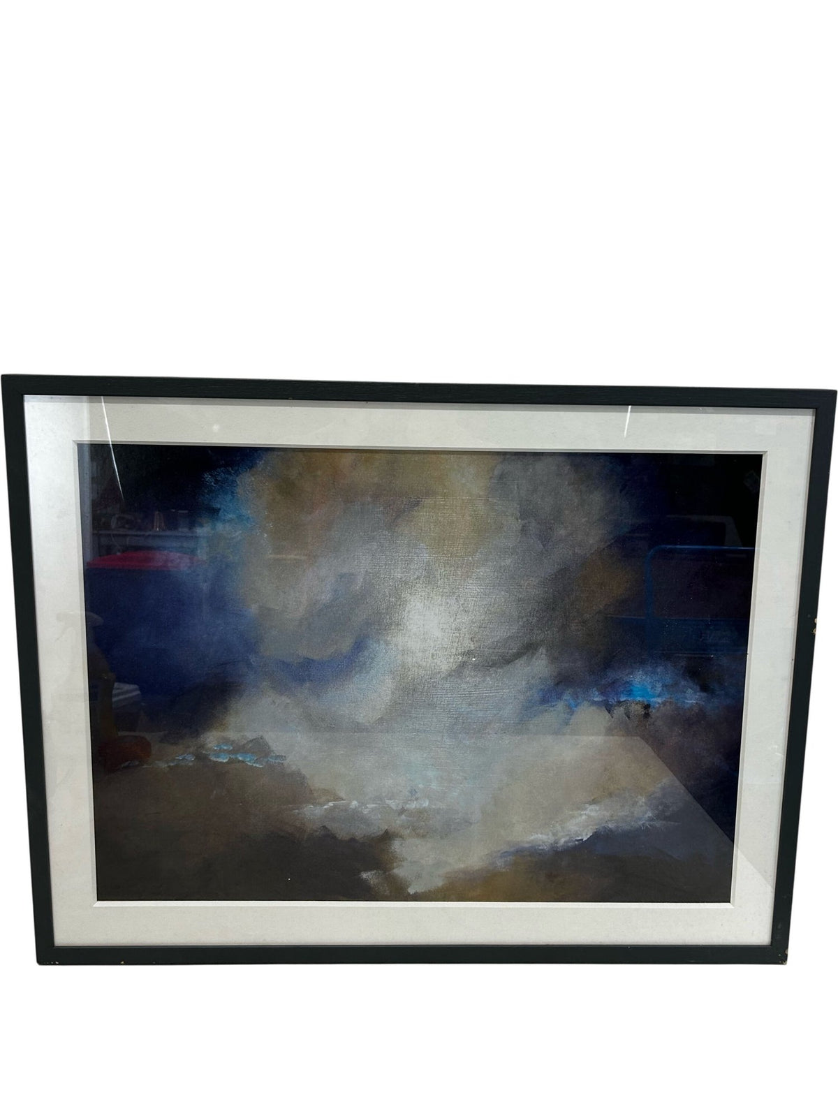 Framed Abstract Art Painting 64cm x 83cm (Pre-Loved)