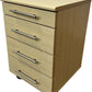 4 Drawer Mobile Office Filing Cabinet Storage Unit on Wheels (Pre-Loved)