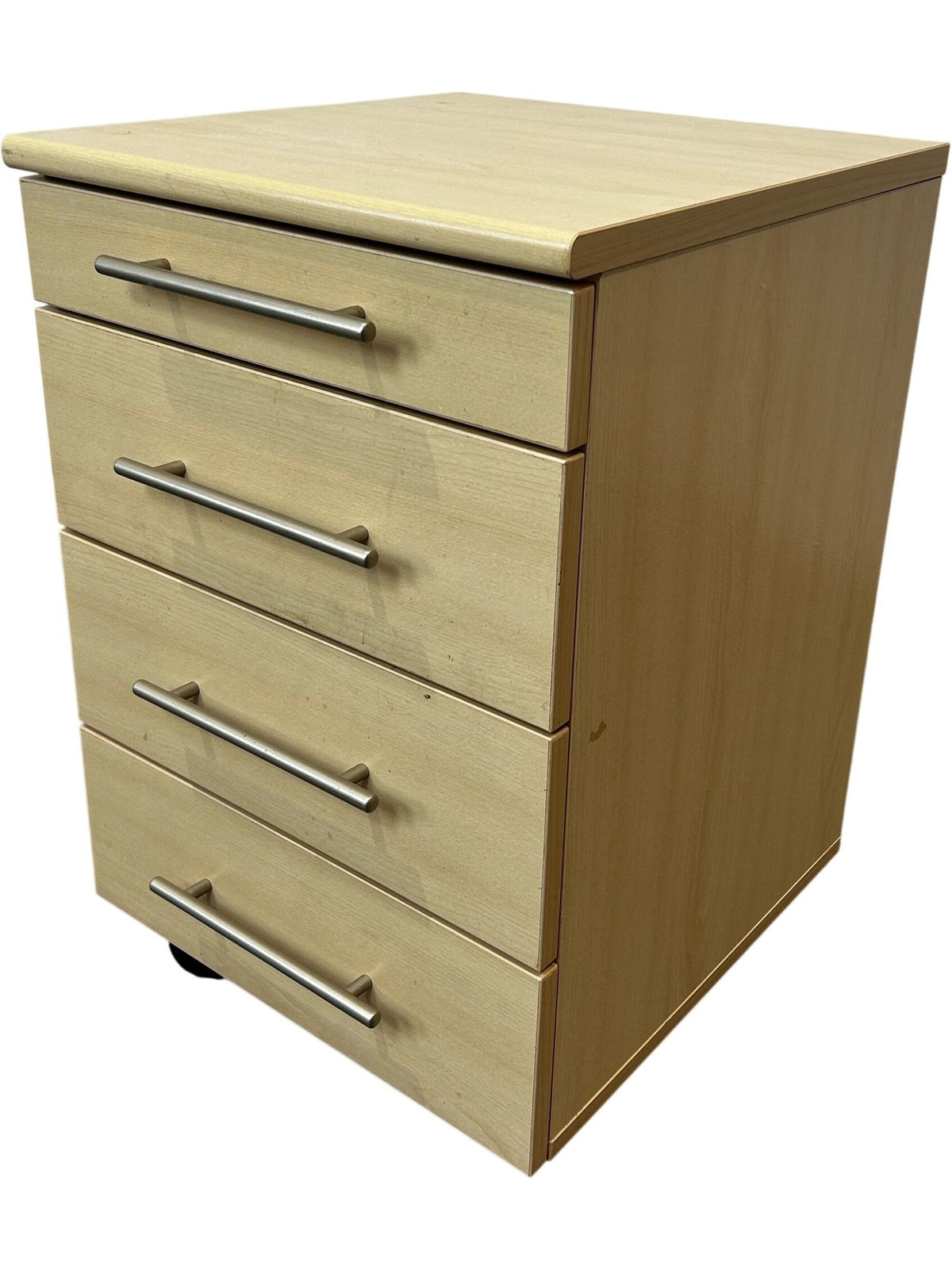 4 Drawer Mobile Office Filing Cabinet Storage Unit on Wheels (Pre-Loved)