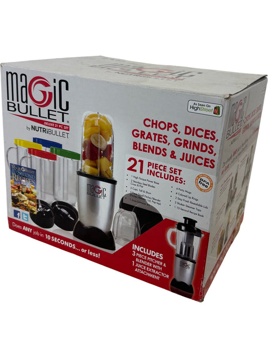 Magic Bullet Food Blender Deluxe 21 Pc Set (Pre-Loved)