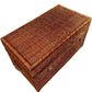 Large Wicker Storage Chest Rattan Trunk Basket with Handles 90cm (Pre-Loved)