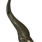 Metal Bull Skull Longhorn Wall Sculpture Western Style 70cm (Pre-Loved)