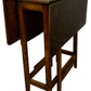 Drop Leaf Dining Table Foldable Compact Brown Wooden Table (Pre-Loved)