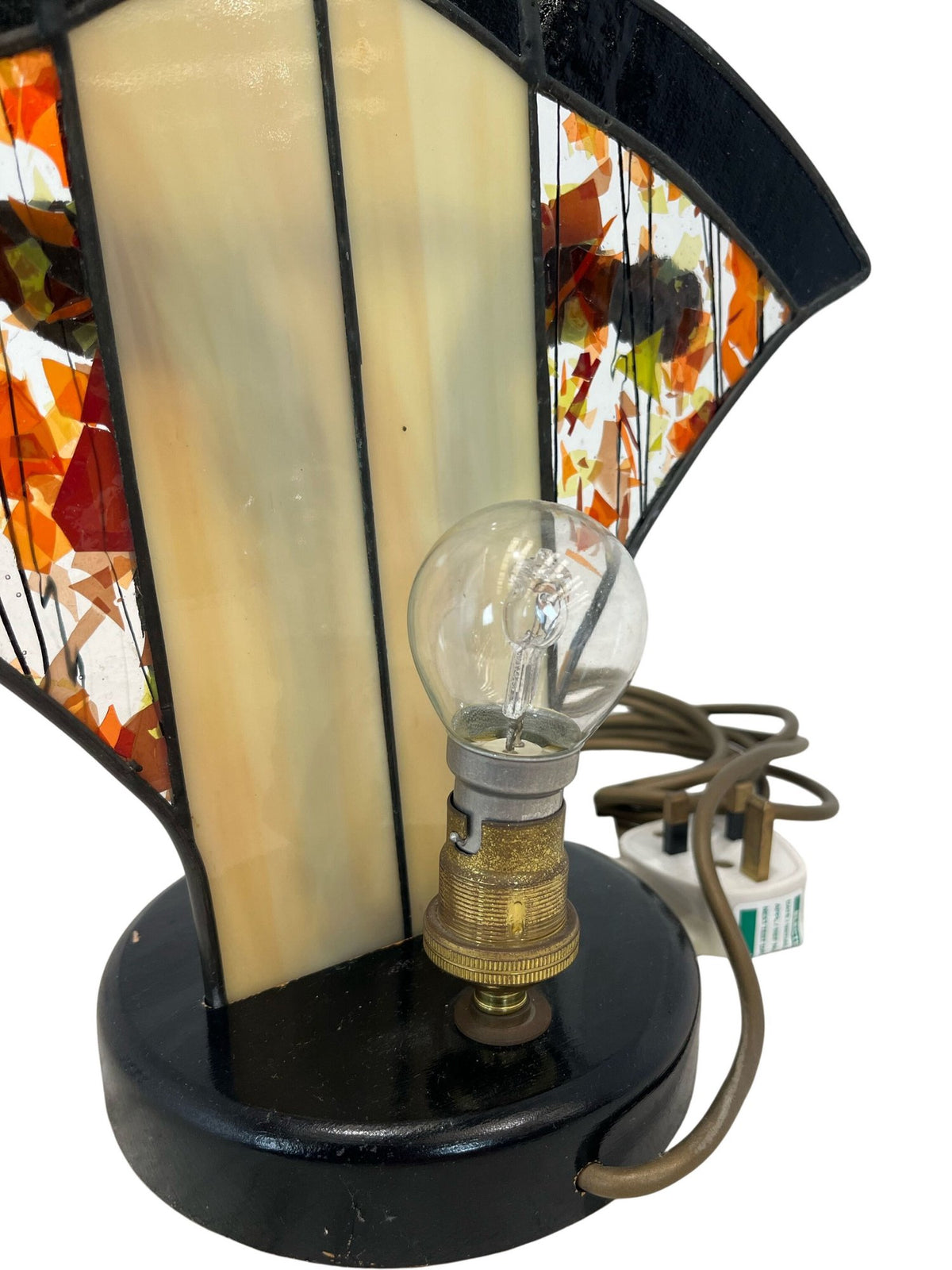 Vintage Art Deco Stained Glass Lamp (Pre-Loved)