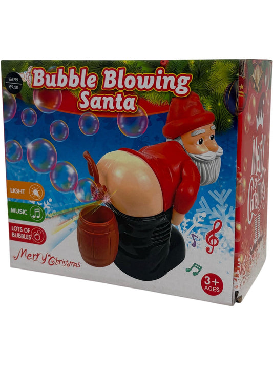 Bubble Blowing Santa Christmas Decoration (Unused)