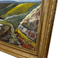 Signed 1985 Framed Landscape Countryside Painting Gold Frame (Pre-Loved)