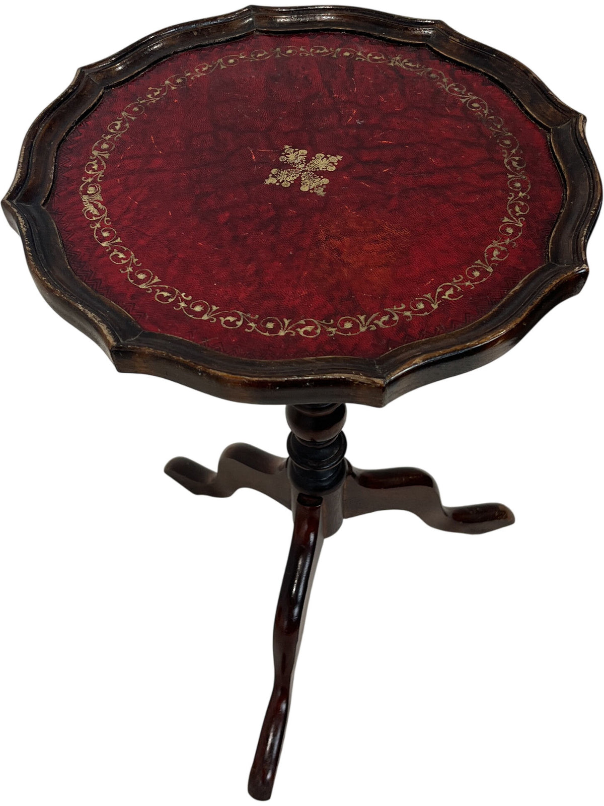 Vintage Antique Red Small Side Table (Pre-Loved)