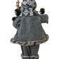 Santa Claus Christmas Figurine Grey 45cm (Pre-Loved)