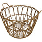 IKEA SNIDAD Basket Natural Bamboo Rattan Storage (Pre-Loved)