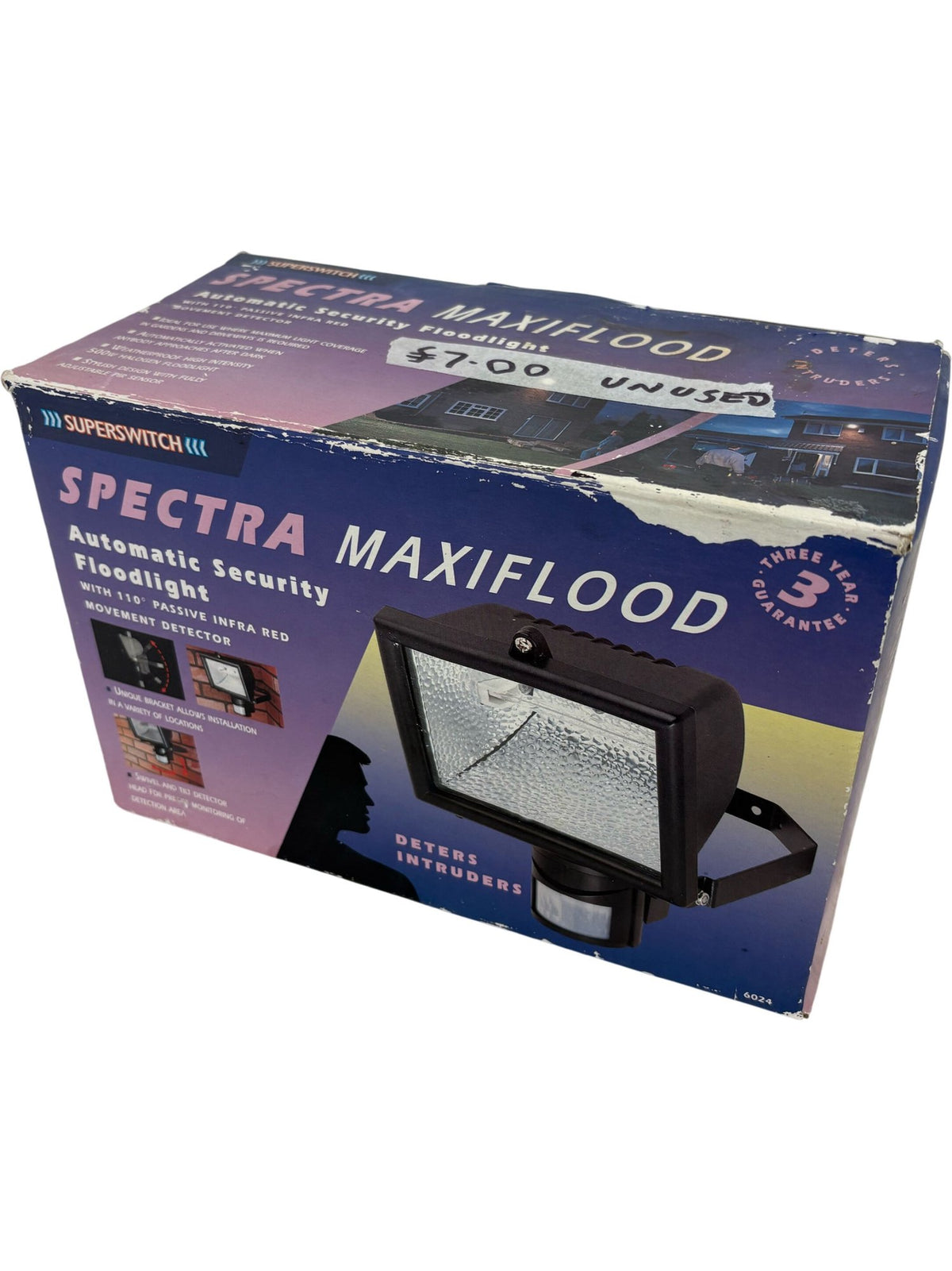 Superswitch Spectra Maxiflood Automatic Security Floodlight With Infrared
