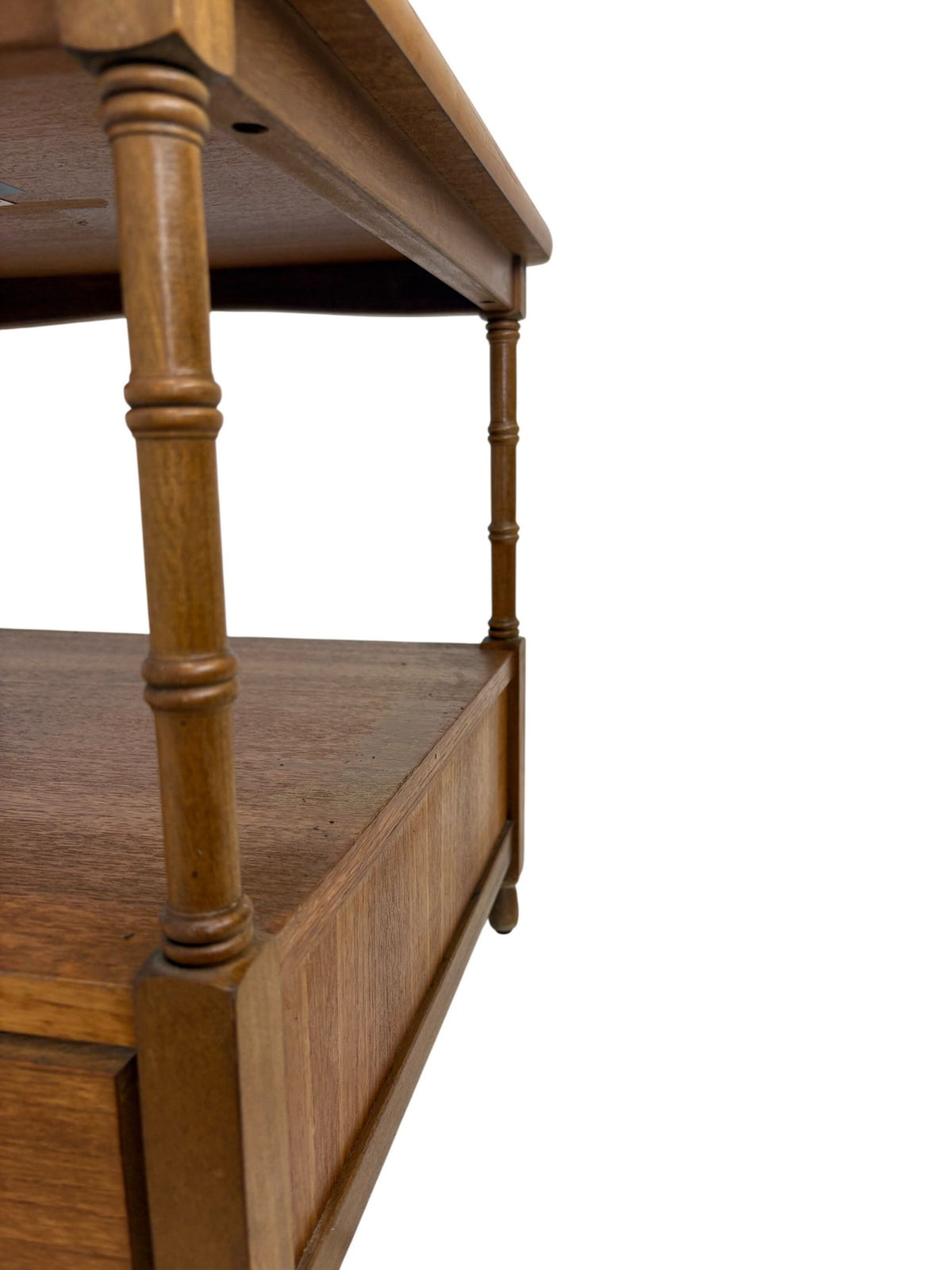 Vintage Wooden Side Table Square With Drawer (Pre-Loved)