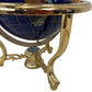 Vintage Mother Of Pearl Style Semi-Precious Gemstone Tabletop Globe (Pre-Loved)