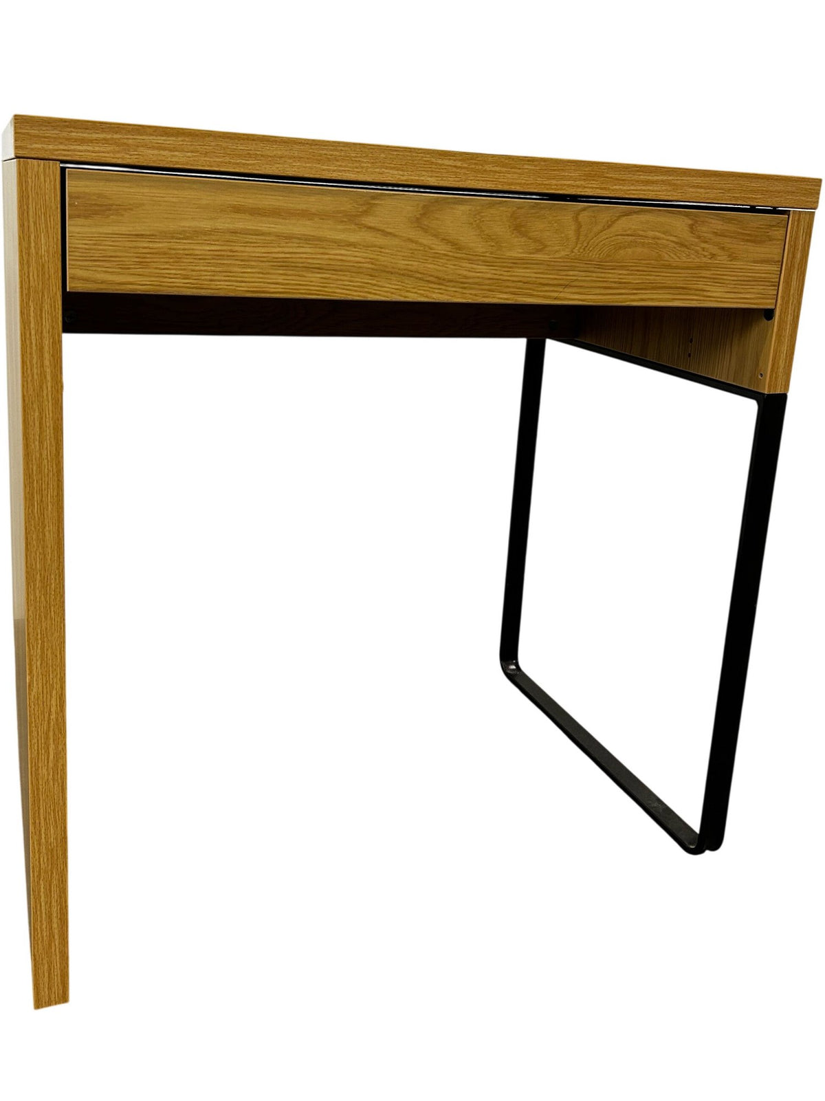 Modern Wooden Office Desk with Drawer and Cable Management (Pre-Loved)