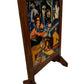 Double-Sided Freestanding Wooden Art Panel Paris Collage (Pre-Loved)