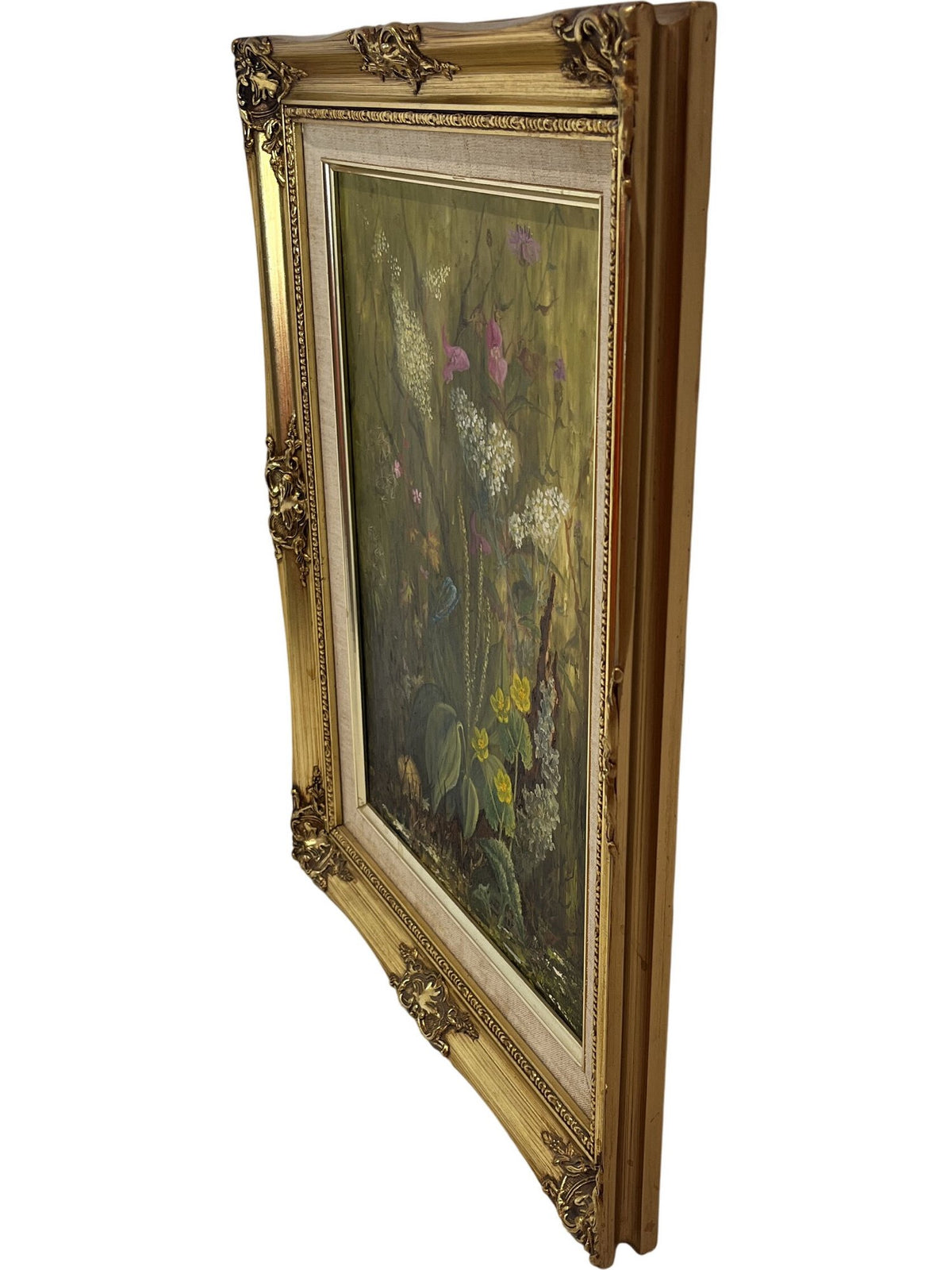 Wildlife Gold Framed Oil Original Artwork (Pre-Loved)