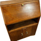 Traditional Wooden Drop-Front Writing Bureau with Cupboard & Shelf (Pre-Loved)