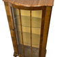 Vintage Bowfront Walnut Display Cabinet (Pre-Loved)