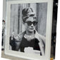 Classic Black & White Audrey Hepburn Silver Framed Photograph (Pre-Loved)