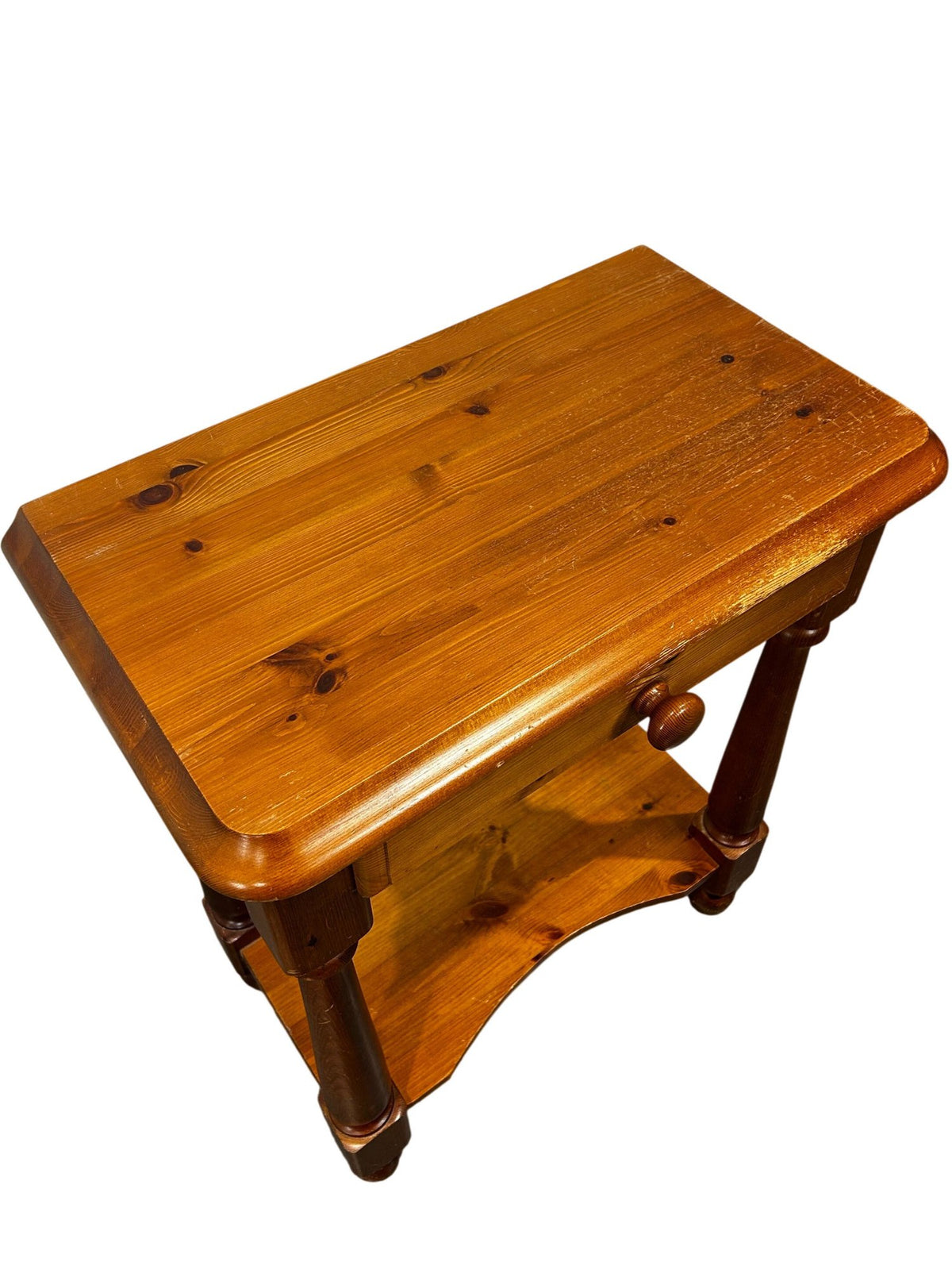Wooden Side Table with Drawer (Pre-Loved)