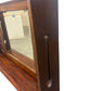 Vintage Wooden Framed Mirror with Carved Design (Pre-Loved)
