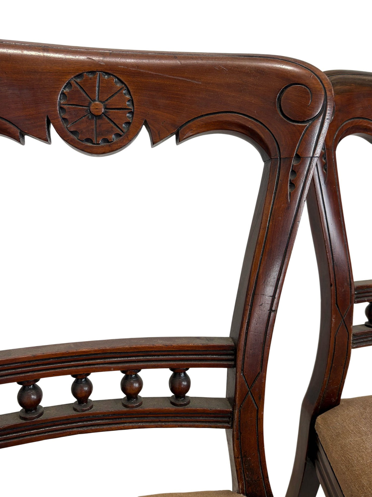 Antique Victorian Wooden Dining Chair Set of 4 (Pre-Loved)