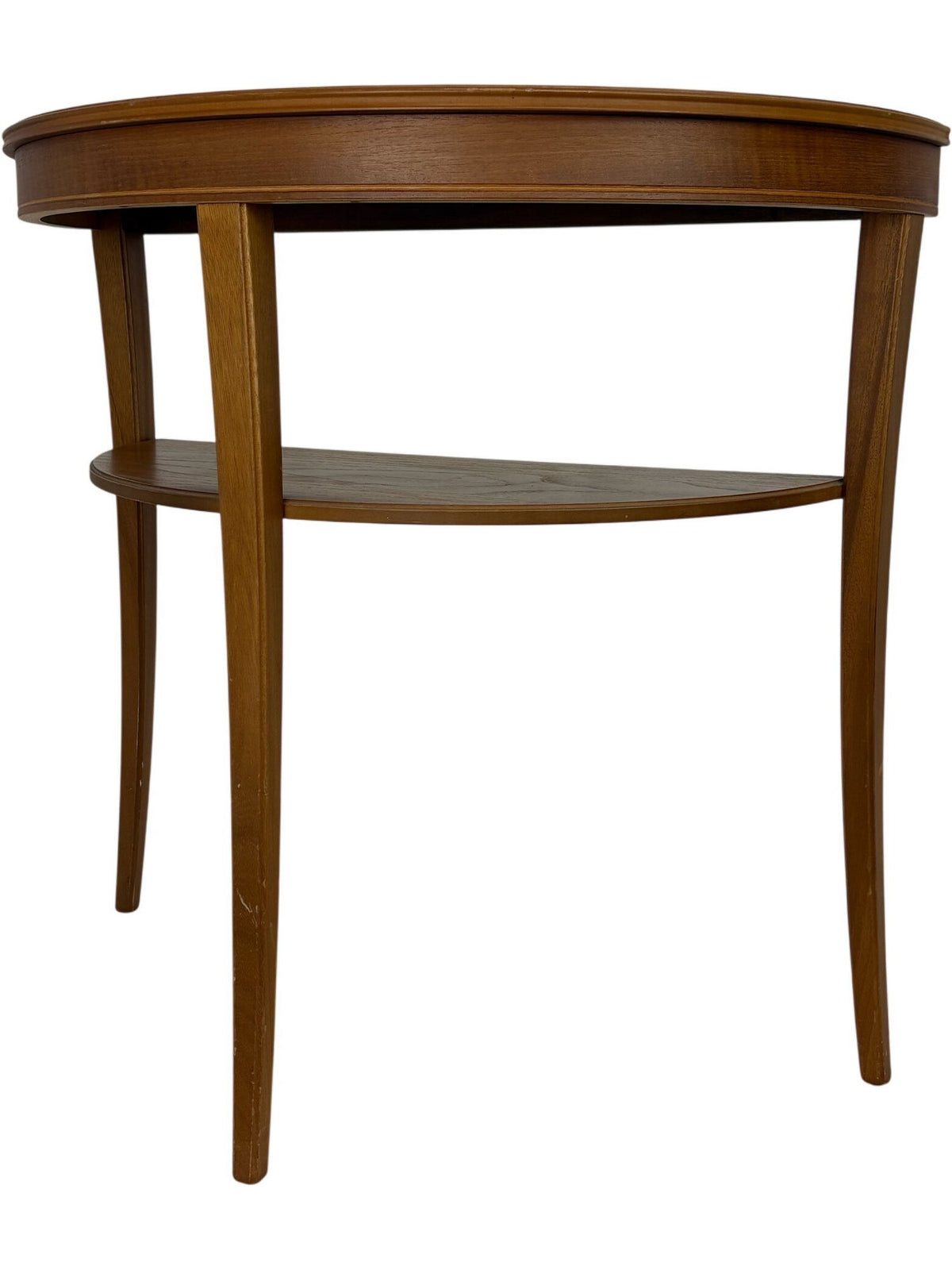 Vintage Wooden Half-Moon Console Table (Pre-Loved)