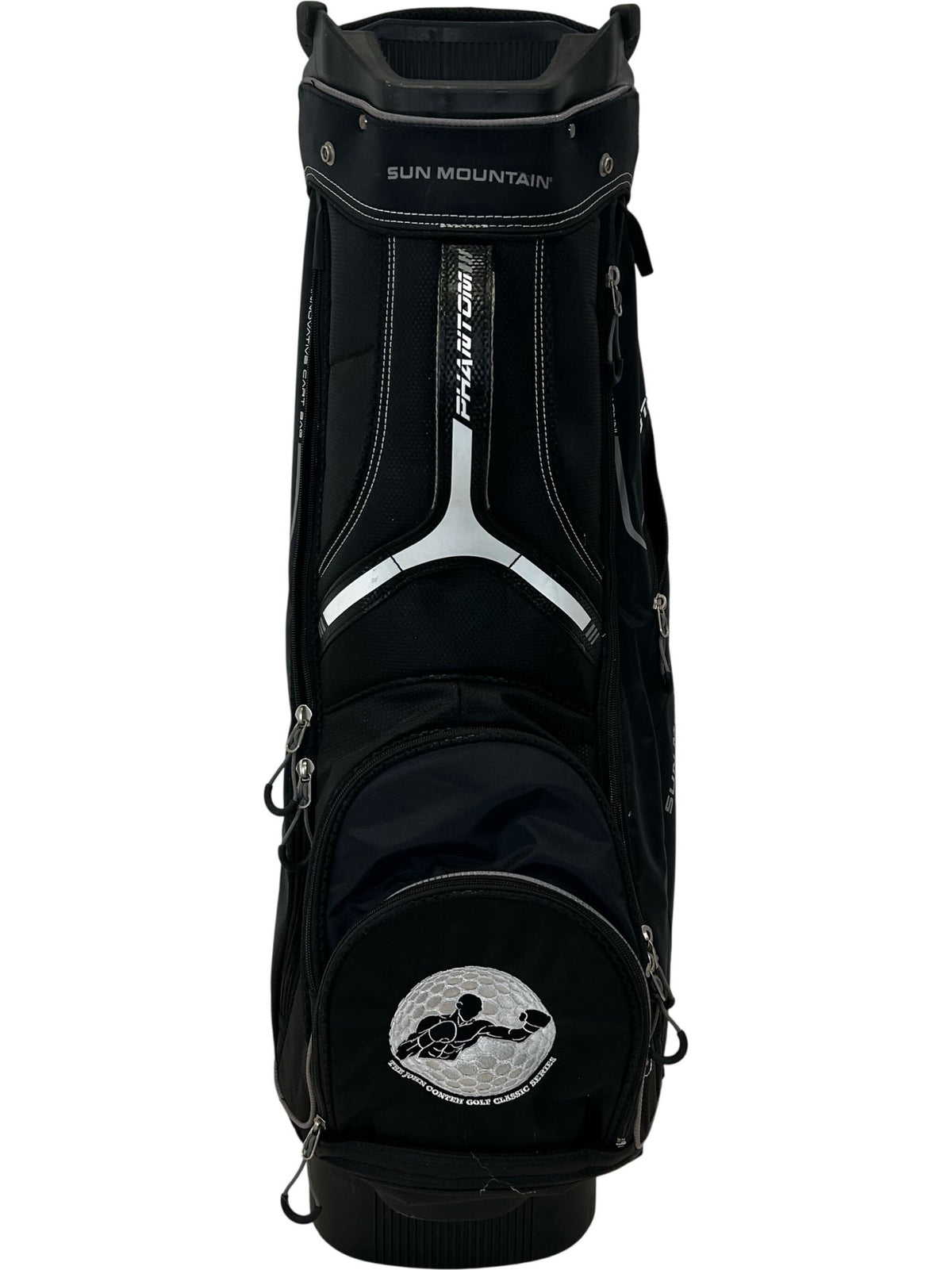 Sun Mountain Phantom 14-Way Golf Cart Bag Black Trolley (Pre-Loved)
