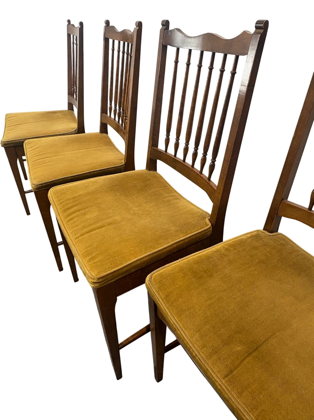 Vintage Wooden Dining Chairs Set of 4 (Pre-Loved)