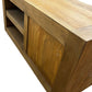 Wooden TV Stand Media Unit with 2 Drawers & Open Shelves (Pre-Loved)