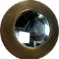 Round Gold Textured Decorative Wall Mirror 79cm Statement Design (Pre-Loved)