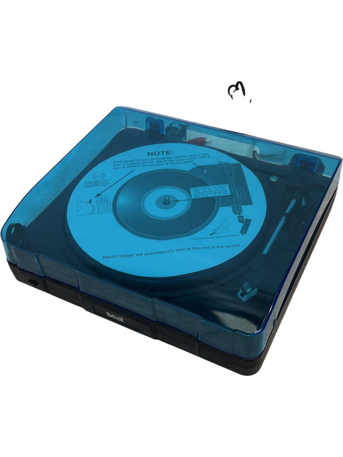 Seal USB Turntable With Dust Cover (Pre-Loved)