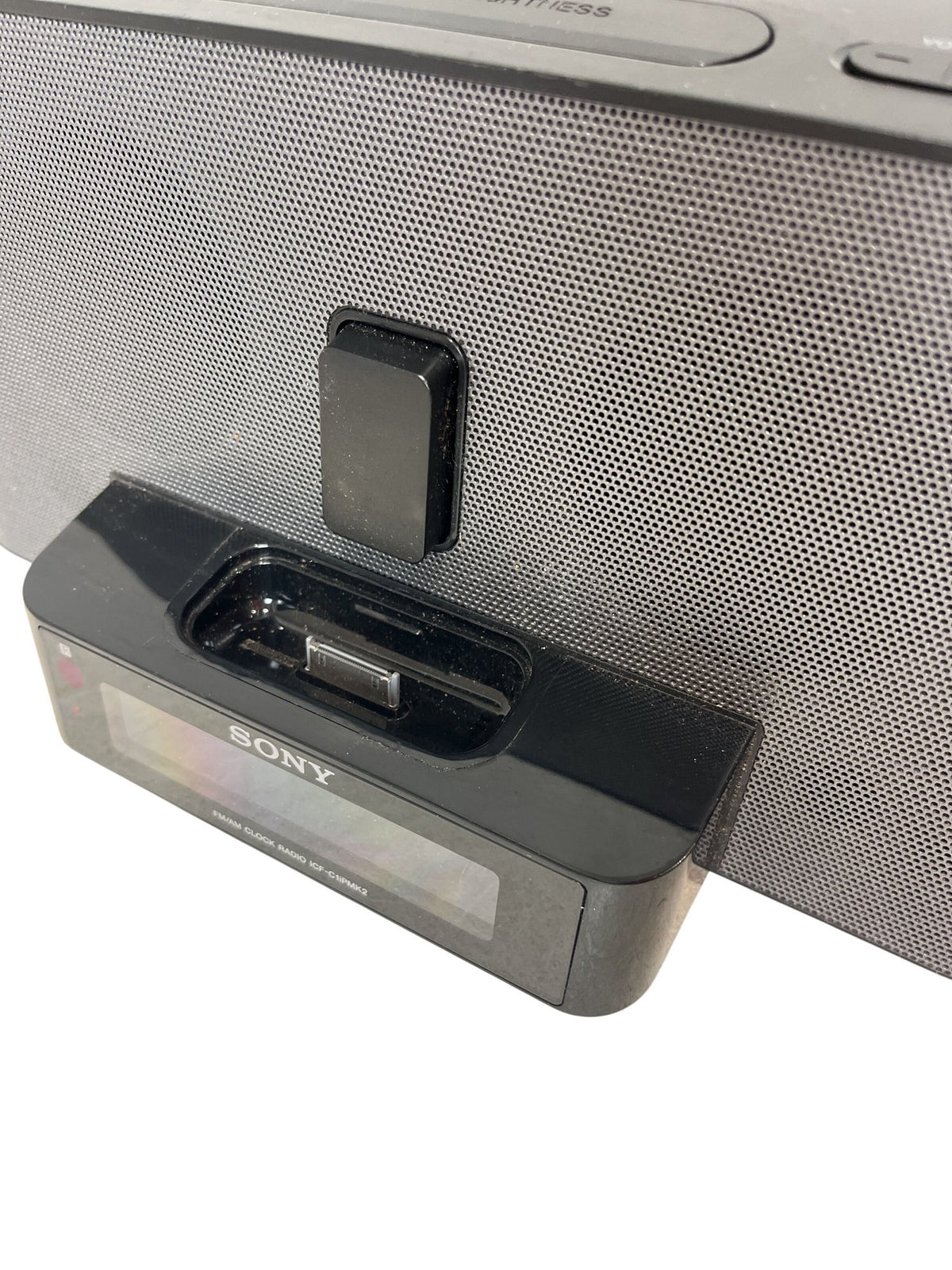 Sony ICF-C1iPMK2 Clock Radio With Alarm AM/FM Speaker Dock (Pre-Loved)