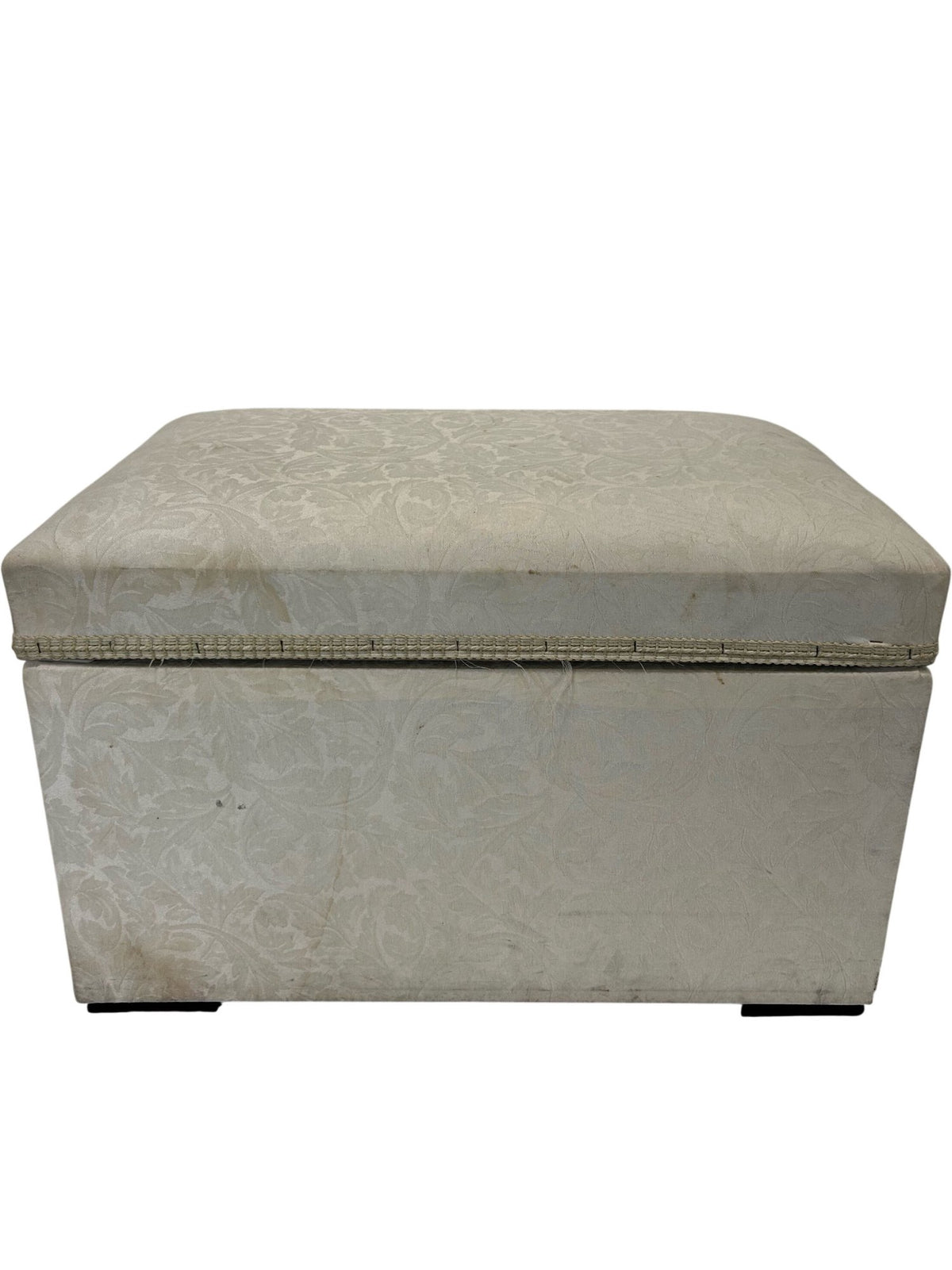 Upholstered Filing Ottoman with Hanging File Storage (Pre-Loved)