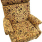 Floral Manual Recliner Armchair High Back with Footrest (Pre-Loved)