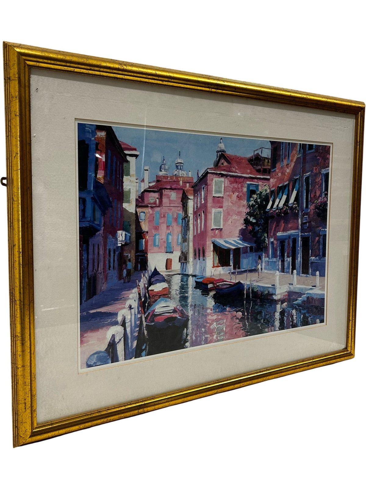 Jones Fine Art Venetian Canal Framed Artwork (Pre-Loved)