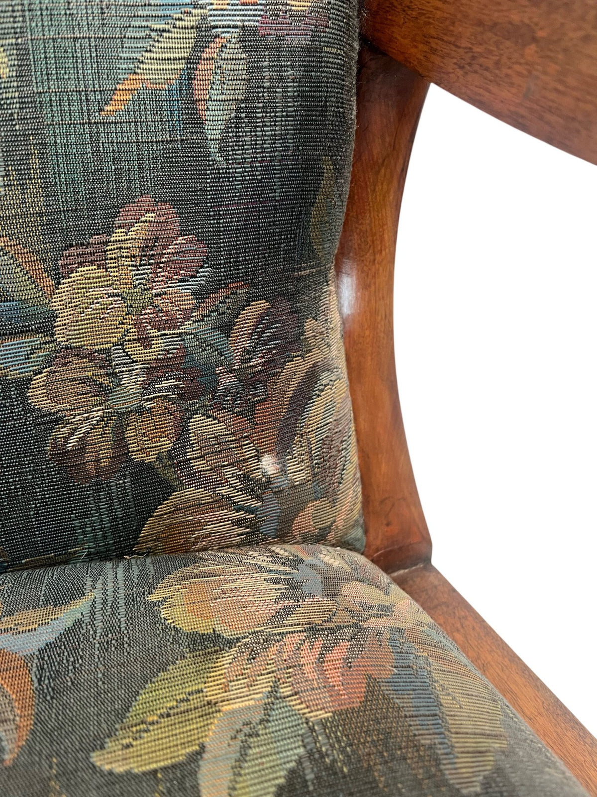 Vintage Floral Wooden Rocking Chair (Pre-Loved)