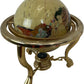 Vintage Mother Of Pearl Style Gemstone Tabletop Globe (Pre-Loved)