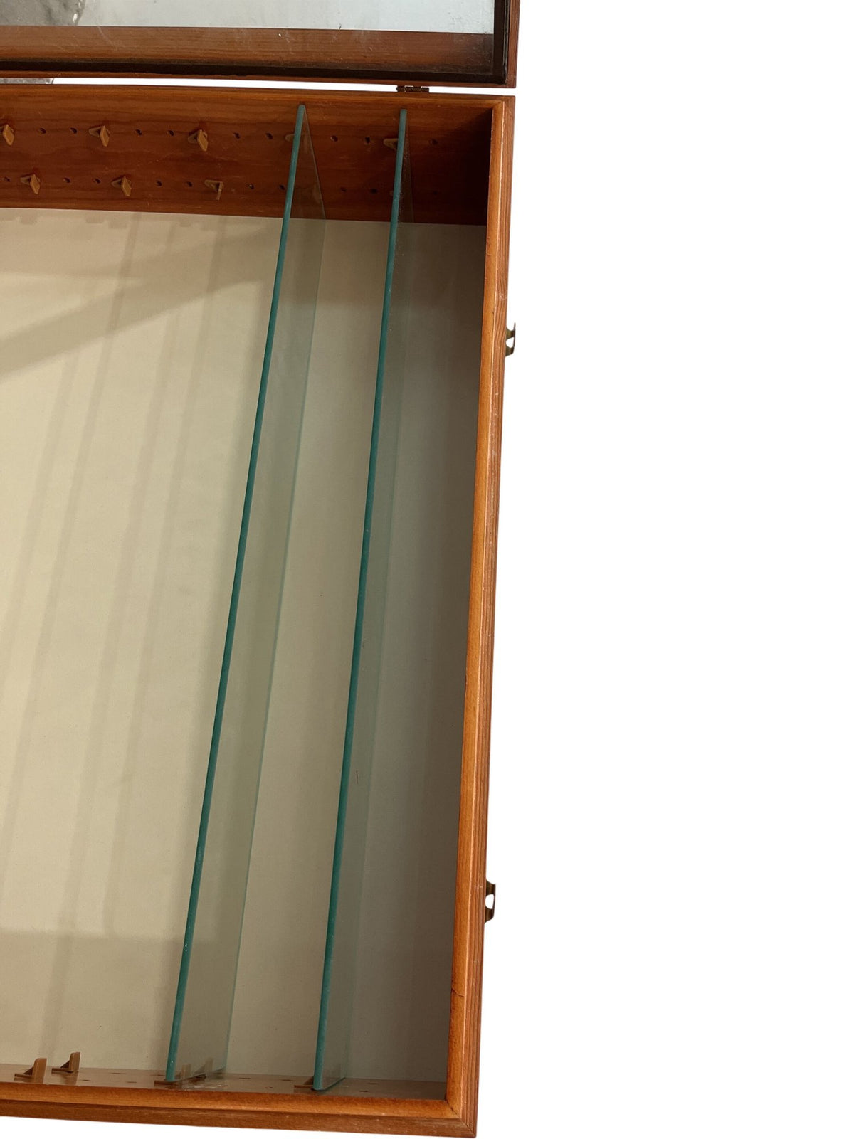 Vintage Display Cabinets Wall Mounted Glass Shelves (Pre-Loved)