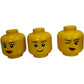 LEGO Large Storage Head Containers Set of 3 Yellow Faces Stackable (Pre-Loved)
