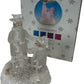 Frosted Snowman Colour Changing LED Christmas Tabletop Decoration (Pre-Loved)