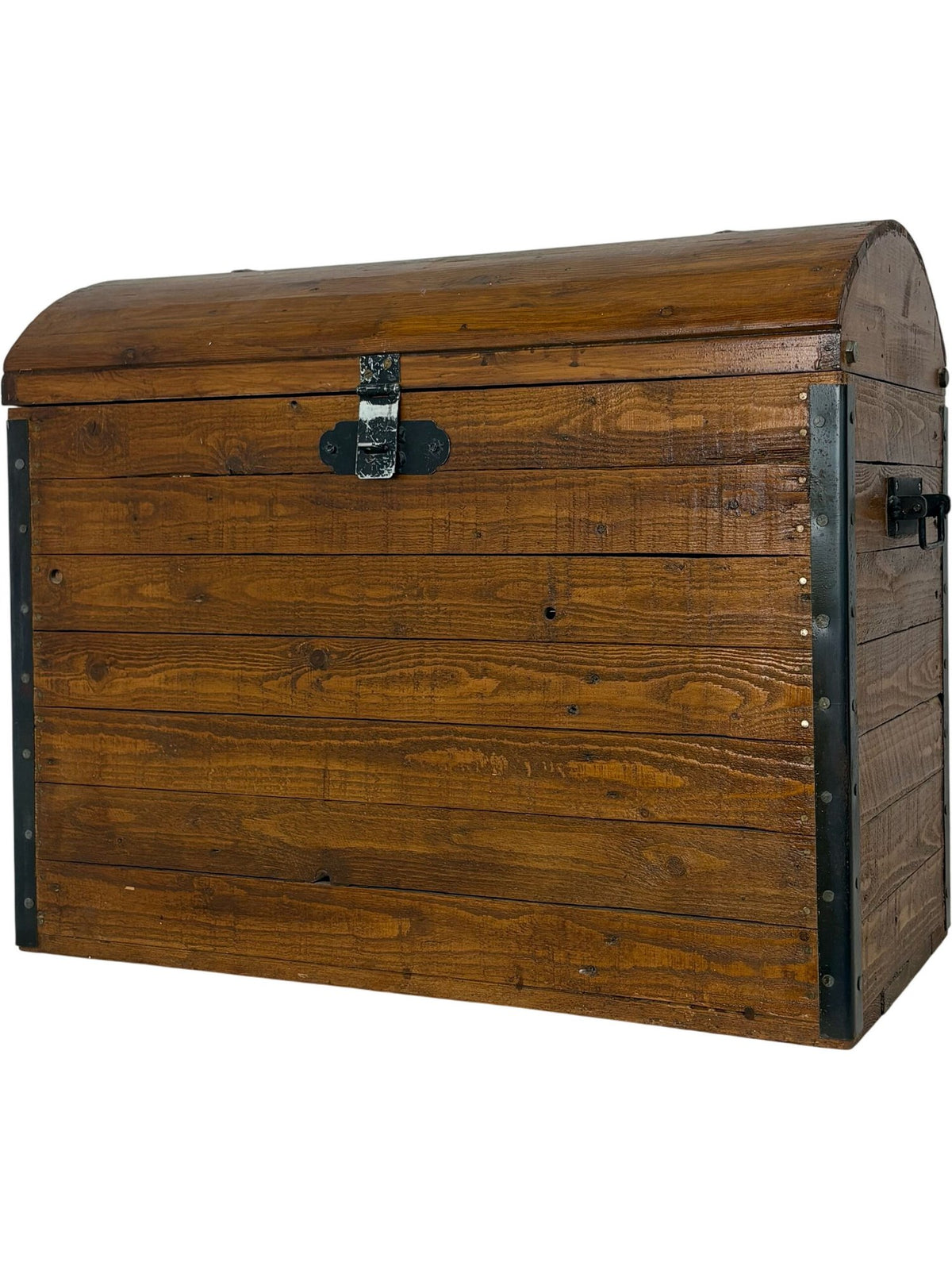 Vintage-Style Wooden Storage Chest Trunk (Pre-Loved)
