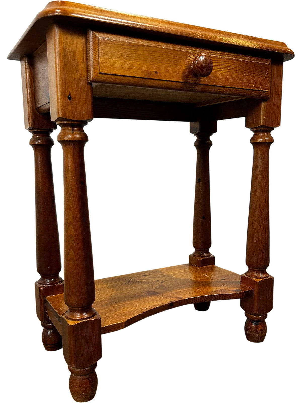 Wooden Side Table with Drawer (Pre-Loved)