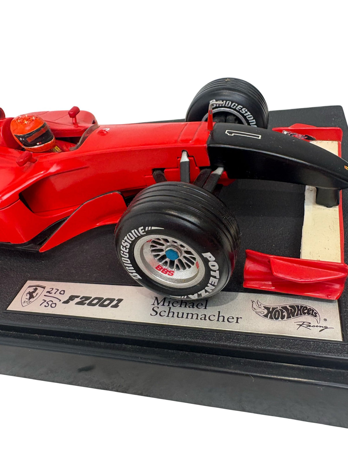 Retro Hot Wheels F2001 Michael Schumacher Model Car (Pre-Loved)