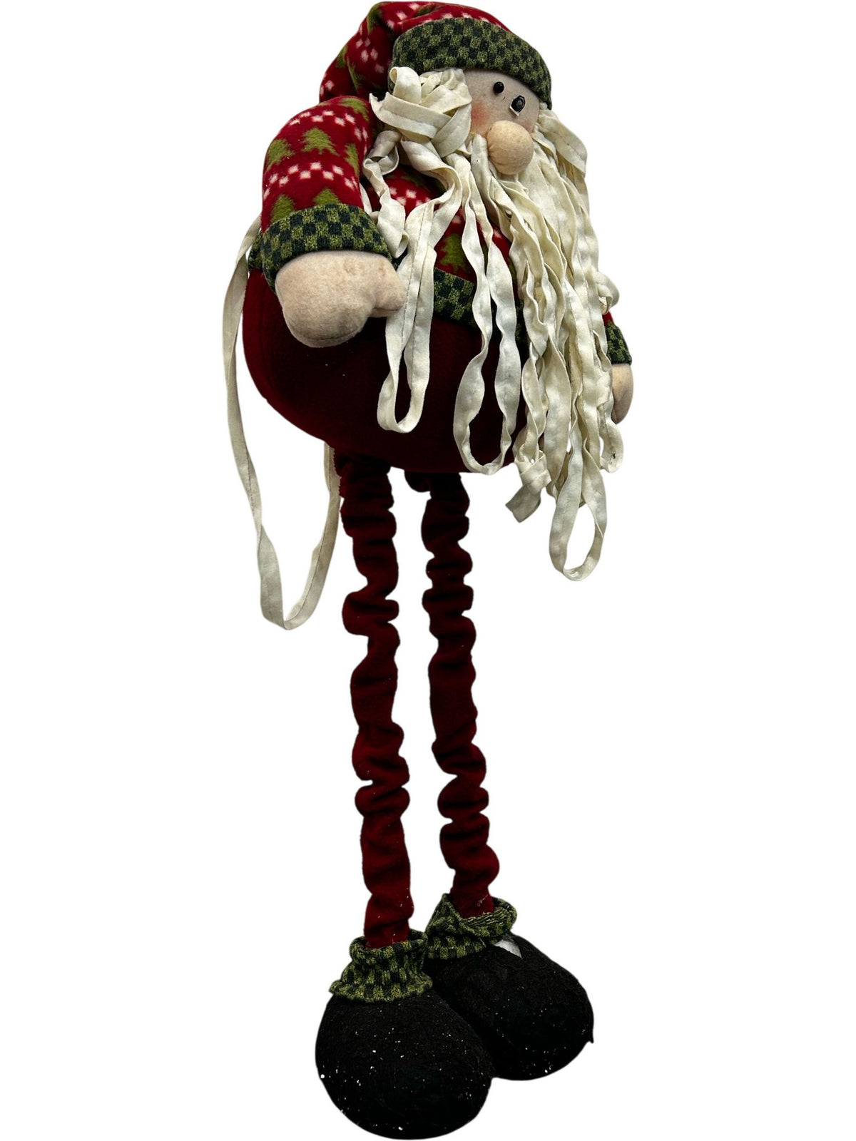 100cm Large Standing Santa Claus Plush Christmas Decoration (Pre-Loved)