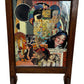Double-Sided Freestanding Wooden Art Panel Paris Collage (Pre-Loved)