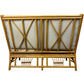Vintage Bamboo Rattan Conservatory Sofa Two Seater Cane Frame (Pre-Loved)