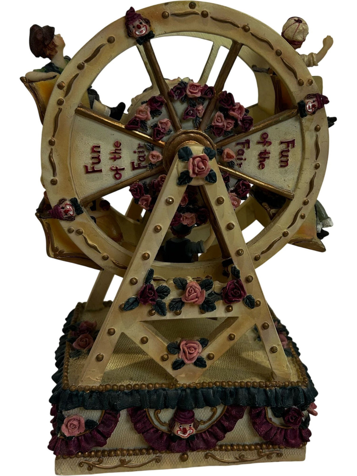 Fun of the Fair Ferris Wheel Fairground Figurine Floral Ornament 25cm(Pre-Loved)
