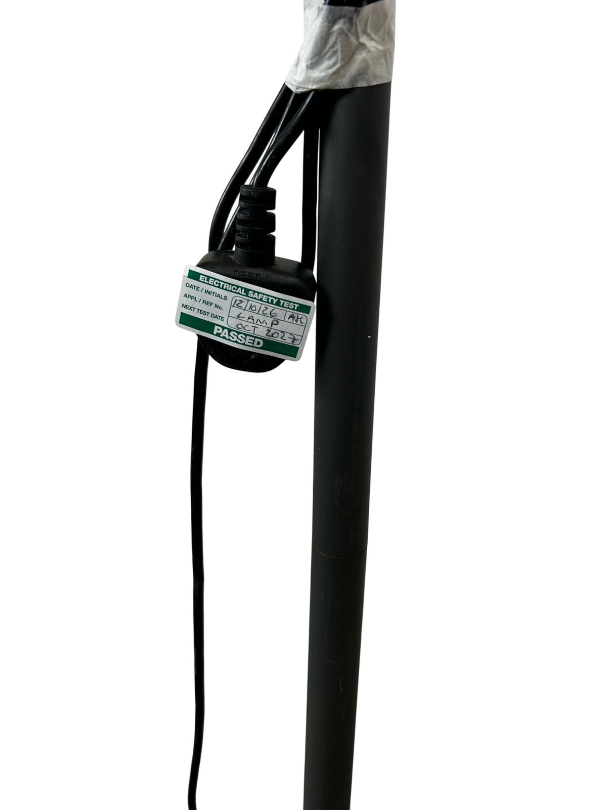 Black Metal Adjustable Floor Lamp Industrial Reading Light Modern (Pre-Loved)